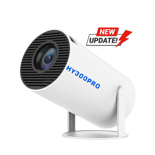 Factory Price Dual Wifi 6 Proyector Hy300pro Outdoor Wireless Portable Projector Android 11 4k Smart Mini Projector HY300pro
