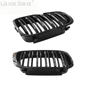 Grilles de calandre avant noires brillantes pour BMW Série 3 <span class=keywords><strong>E46</strong></span> 316i 318i <span class=keywords><strong>320i</strong></span> 323i 325i 328i 330i 1998 <span class=keywords><strong>1999</strong></span> 2000 2001 - Product Image 4