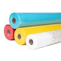 Bon prix diverses couleurs de nappe de restaurant PP non tissée nappe non tissée en rouleau