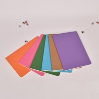 Carnet de notes couleur A5 / Cahier d'étudiant / Bloc-notes A6 à feuilles mobiles pour réunions d'entreprise / Bloc-notes couleur Morandi – Idéal comme cadeau