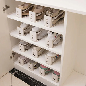 Wholesale <b>Shoe</b> <b>Rack</b> Organizer Saves Space Double-Layer Adjustable Tray Cabinet With Layered Partitions for Organizing - Product Image 6