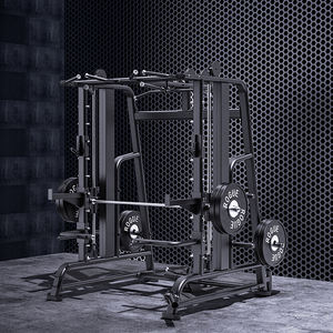 Ucuz spor salonu ekipmanları kompakt kafesi çok fonksiyonlu Trainer güç Smith makinesi - Product Image 6