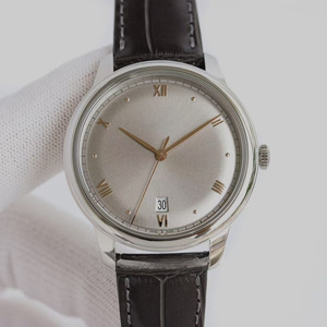 High-end Custom logo Best-selling Arched Sapphire Dial Leather Strap <b>Second</b> <b>Hand</b> Men Fashion Wristwatch - Product Image 1