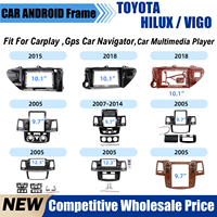 Cadre Android pour autoradio de voiture pour TOYOTA HILUX VIGO HILUX SW4 Fortuner, compatible avec lecteur DVD et autoradio