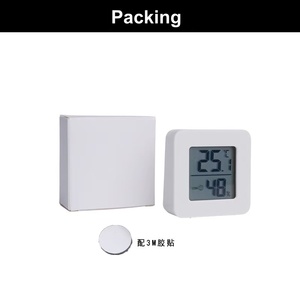 घर के बच्चे के कमरे के लिए एलईडी इलेक्ट्रॉनिक स्मार्ट तापमान और आर्द्रता मीटर पोर्टेबल थर्मामीटर हाइग्रोमीटर - Product Image 4