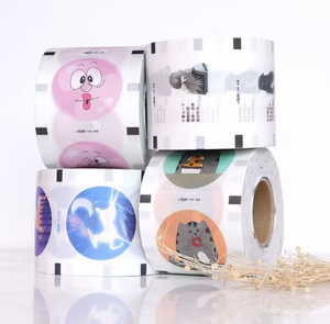 Pellicola in Rotolo Laminata Stampata con Personaggi Cartoon Personalizzati, Barriera Luminosa per Imballaggio Automatico di Alimenti - Product Image 1