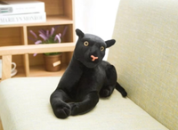 Usine En Gros Simulation Panthère Animal Jouets Pour Enfants Noir Léopard En Peluche Jouet