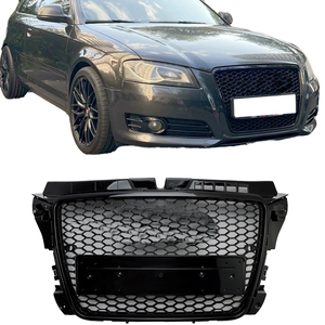 Dropshipping coche <span class=keywords><strong>A3</strong></span> S3 panal parachoques delantero parrilla RS3 estilo brillo negro rejilla para <span class=keywords><strong>Audi</strong></span> <span class=keywords><strong>A3</strong></span> S3 2008 2009 2010 2011 2012 - Product Image 1