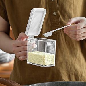 ขวดเครื่องเทศใสเกรดอาหารช้อนตวงในตัวฝาปิดสุญญากาศเป็นมิตรกับสิ่งแวดล้อมความจุขนาดใหญ่เครื่องปรุงรสกาแฟซีเรียล - Product Image 2