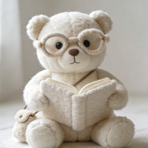 Oso de Peluche Personalizado con Libro, Muñeco de Peluche Decorativo, Material Suave, Regalo de Compañía, Venta Directa de Fábrica, Venta al por Mayor - Product Image 4