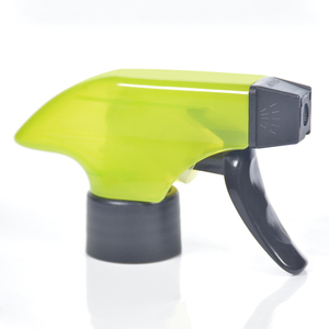 Wholesale for Cosmetic White Bottle with Transparent <strong>Green</strong> Cover Two Finger Handle 28/410 PP Foam Plastic <strong>Trigger</strong> <strong>Sprayer</strong> - Product Image 3