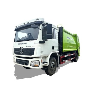 Camion à ordures professionnel SHACMAN 4X2 à chargement arrière pour la collecte des déchets résidentiels et la protection de l'environnement - Product Image 4