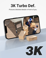 Caméra de sécurité OEM avec alarme pour personnes et véhicules, vision nocturne couleur, 4K CMOS, prise en charge NVR, IP67