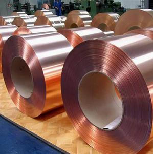 Bobine de cuivre brillant de haute pureté ASTM B152 Bande électrolytique résistante à la corrosion avec service de découpe pour l'ingénierie électrique - Product Image 1
