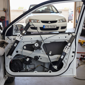 Lu ตัวควบคุมหน้าต่างด้านหน้าที่ได้รับการรับรอง ISO9001อลูมิเนียมสำหรับ Mitsubishi Lancer/mirage 93-96 OEM MB927163/CW608806/740-960 - Product Image 2
