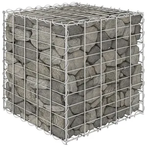 Galvanized Gabion Wire Mesh Woven Gabion Box with Punching Processing