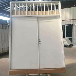Lámina de <span class=keywords><strong>puerta</strong></span> de <span class=keywords><strong>seguridad</strong></span> exterior moderna en Acero acabado Entrada abatible Estilo abierto Frente de metal Precio sorprendente para el mercado pakistaní - Product Image 5