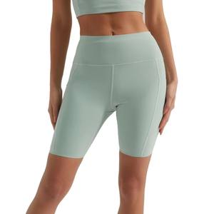 Shorts de Yoga de Cintura Alta a la Moda, Tela Elástica sin Sensación de Estrujamiento, Doble Uso para Entrenamiento de Yoga, Ropa Casual de Calle, Múltiples Colores - Product Image 2