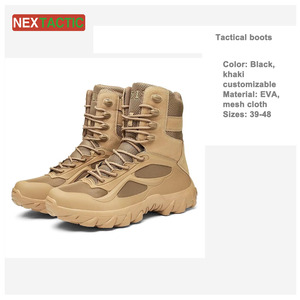 Bottes tactiques respirantes pour hommes et femmes, grande taille, pour la randonnée en plein air, les vêtements de travail du désert, les chaussures de montagne-OEM - Product Image 1