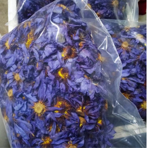 Clqq sano fumo blu fiori secchi di loto ninfee calmanti e lenitive alla rinfusa blu tè di loto - Product Image 6