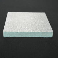Feuille d'aluminium rectangulaire laminée double face |   Utilisation en milieu hospitalier et scolaire, bonne adhérence pour les panneaux composites d'isolation