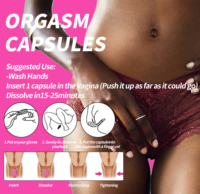 SereneCare OEM: Gélules Intimes Naturelles pour Orgasme Yoni, Lubrifiant Vaginal Efficace pour Point G, Produit Antibactérien pour Climax