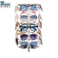 Support de Présentation Moderne Pliable et Portable en Acrylique pour Lunettes de Soleil – Étui Écologique Recyclable pour Lunettes – Montage Facile