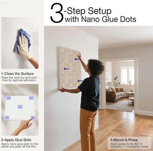 Meilleures ventes d'usine - Panneaux acoustiques décoratifs pour murs - Panneaux absorbants du son en polyester pour l'enregistrement et les studios <span class=keywords><strong>à</strong></span> domicile - Product Image 3