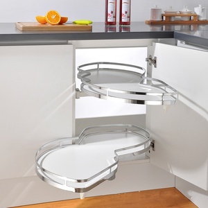 Rotating <b>storage</b> rack Kitchen Peanut basket <b>cabinet</b> <b>corner</b> pull basket <b>storage</b> - Product Image 4