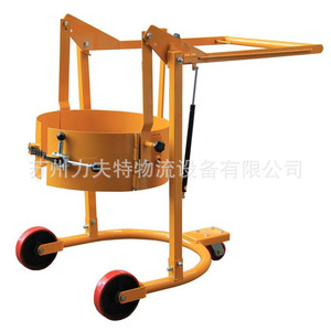 รถเข็นถังเหล็กแบบยกได้ 200 ลิตร แบบแมนนวล สำหรับการเคลื่อนย้ายถังน้ำมัน - Product Image 4