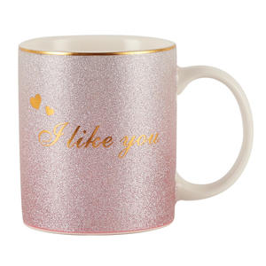 Tazza in Ceramica STARLII Personalizzata con Finitura Perlata e Glitter, Tazza da Caffè per Innamorati, Regalo per Cerimonie Nuziali - Product Image 1