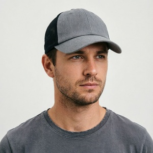 Custom Embroidery Logo Adjustable Breathable 6 Panel Mesh <b>Dad</b> <b>Hats</b> Casual Summer Trucker Cap Linen Baseball <b>Hats</b> for Men Women - Product Image 3