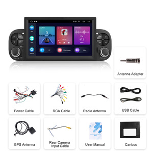 Autoradio Android pour <span class=keywords><strong>FIAT</strong></span> <span class=keywords><strong>Panda</strong></span> 2013 2014 2015 2016 2017 2018 2019 Lecteur Multimédia Navigation GPS Carplay Auto Stéréo - Product Image 2