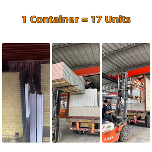 <span class=keywords><strong>Casa</strong></span> <span class=keywords><strong>de</strong></span> Estructura <span class=keywords><strong>de</strong></span> Acero Apilable y Desmontable, Unidad Modular Portátil Aislada para Comercios en Centros Comerciales y Tiendas Emergentes - Product Image 3