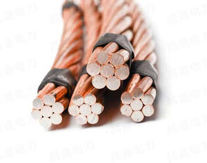 Fil électrique aérien en acier bimétallique avec âme en <span class=keywords><strong>cuivre</strong></span>, grade 40HS 30HS 7NO.6 7 NO.10, pour réseau électrique - Product Image 4