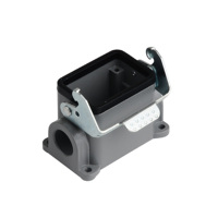 Connecteur robuste WZUMER HE-6 6 broches 500V 16A Entrée supérieure fermée IP65 pour palan à chaîne intelligent Application industrielle