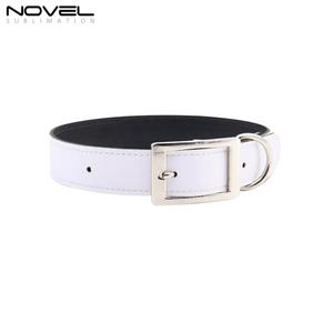 Collar para Mascotas Sublimable, Personalizable, con Hebilla de Liberación Rápida Ajustable para Cachorros, Collar de Cuero PU para Perros - Product Image 3