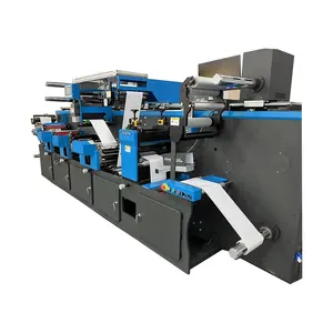 HONTEC The maximum speed of 3-color flexo printing and full rotary die cutting connection combination is 100 meters per minute