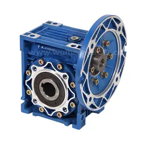 90 degree small gearbox RV75 worm gear reducer for package machine application