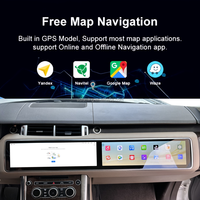 Système d'écran double entièrement laminé de 15,5 pouces pour Land Rover Series Range Rover L494 L405 8 cœurs FM 4G LTE Carplay GPS & DSP 2013-2019
