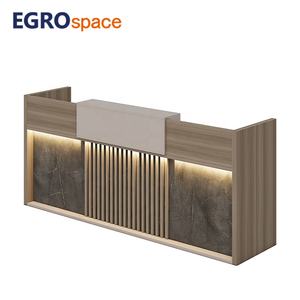 Mostrador de Recepción de Diseño Popular EGROspace, Mostrador de Hotel de Madera, Mesa de Recepción Moderna para Vestíbulo - Product Image 1