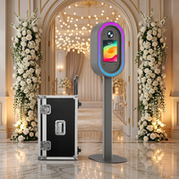 Photomaton portable blanc pour iPad DSLR avec support d'imprimante pour mariage et fête, en stock aux États-Unis