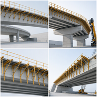 Soporte de Puente Ajustable Reutilizable de Alta Resistencia Industrial para Múltiples Ciclos de Construcción, Sujeto a Inspección Previa al Uso