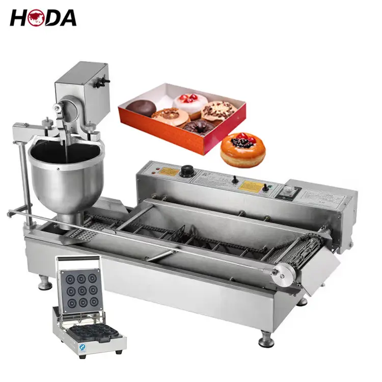 Otomatik maya donut ekstrüder kesici makine donuts yapmak topları yapmak için donuts hamur aperatif yemek yapma makinesi