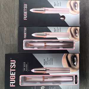 มีดเล็มคิ้วและโกนหนวดแบบพกพาสำหรับผู้ชายและผู้หญิงกำจัดขนเครื่องตัดเสริมความงามสำหรับการโกนคิ้วที่แม่นยำ - Product Image 6