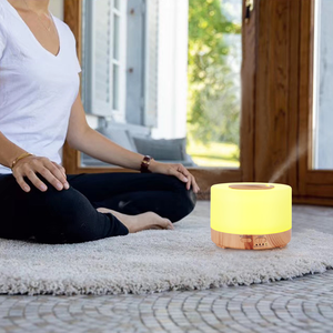 500ml <strong>Large</strong> <strong>Capacity</strong> Wood Grain Aromatherapy Essential Oil <strong>Diffuser</strong> Aroma <strong>Humidifier</strong> Scent Dispenser With Remote Control - Product Image 6