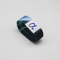 Pulsera RFID de Tela con Impresión Completa MF3DHx3, Resistente al Agua, con Opción de Color y Talla, Chip Mifare de 13.56MHz para Control de Acceso