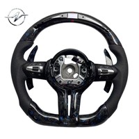 Volante Deportivo Personalizado de Fibra de Carbono con Pantalla LED Multitamaño, Estilo Racing, para BMW E60 Serie 5 520i 523i 525i 530i M5