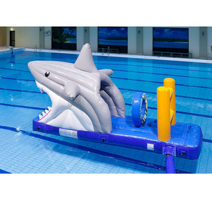 Toboggan <span class=keywords><strong>gonflable</strong></span> personnalisé en forme de dauphin pour piscines pour enfants et piscines de jardin - Product Image 3