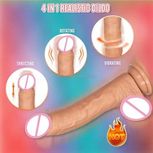 वायरलेस रिमोट कंट्रोल विशाल टेलीस्कोपिक वाइब्रेटर डिल्डो - Product Image 2